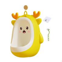 Potty Training Urinal Wall Mounted with Funny Aiming Target Cute Baby Airplane Blue Dinosaur Blue white