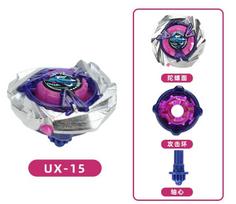 Gyro X Series Bx Cx Ux Metal Battle Spinning Top, Combat Gyro Toy, Launcher Set, Arena Fighting Collection gray