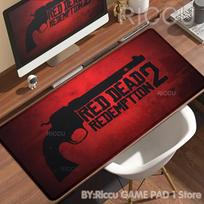 Kompiuterio periferiniai įrenginiai HD Red Dead Redemption Žaidimų klaviatūra Pelės kilimėlis XXL Žaidėjo stalo kilimėlis Anime pelės kilimėlis E-sportas Kompiuterinės priemonės 40x80x0.2cm