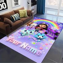 Name Custom Gabby Carpet Rug for Living Room Bedroom Home Sofa Decoration,Kids play Non-slip Floor Mat 70x100cm( 27x39in )