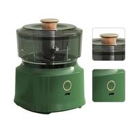 Electric Meat Chopper Grinder Blender Multifunctional Stainless Steel Blades Efficient Safe Food Blender for Kitchen žalia