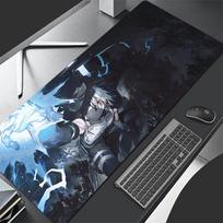 Gaming Mouse Pad Large Xxl Naruto Kakashi Hatake Pc Computer Black Anime Mousepad Desk Mat Keyboard Gamer Accessories Table Pad 800x300x3mm