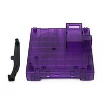 Bitfunx Atsarginis dėklas Gameboy Player, Gamecube korpusas, GBA žaidimų dėklas, Nintendo Gamecube konsolės dalys Tran Purple