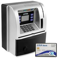 Bankomatas Taupyklė Automatinis Mini Saugus Monetos Grynieji Taupymas Pinigų Dėžutė Skaitmeninė Elektroninė Atnaujinta Kalbanti Taupyklė Vaikų Dovanos juoda
