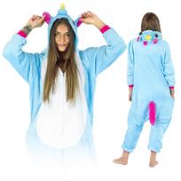Onesie Kigurumi Pajamas - Unicorn Onesie Kigurumi Pajamas - Unicorn blue