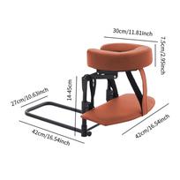 Kit with Mattress Topper, Face Pillow, Hand Support Board, And Headrest. Ergonomic brown