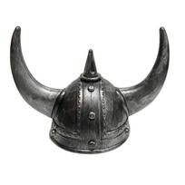 Viduramžių Vikingų Šalmai su Ragais Plastikiniai Norsų Barbarų Warrior Skrybėlė Helovino Cosplay LARP Kostiumo Aksesuaras sidabras