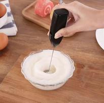 Electric Milk Frother, Latte, Chocolate juoda