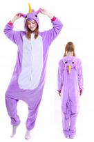 Onesie Unicorn Tracksuit Kigurumi Costume Pajama Purple Unicorn S pink