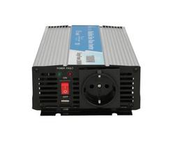 Extralink VOLTAGE CONVERTER 12V – 230V, 1000W, MODIFIED SINUS OPIM-1000W maitinimo adapteris / inverteris Automatinis Aliuminis
