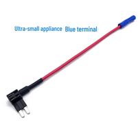 Kompaktiškas automobilio saugiklių dėžutės kištukas su vario apsauga Extra Small Power Extractor Transparent Sleeve gray
