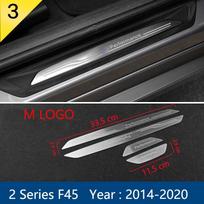 BMW X5 X6 E84 E90 F15 F16 F20 F30 G05 F34 F25 Automobilio Priedai Durų Slenksčio Braižymosi Plokštelės Apsauginės Nerūdijančio Plieno Lipdukas F45 2014-2020 gray