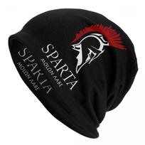 Custom Sparta Molon Labe Spartan Skull Bonnet Hat Knit Hat Unisex Women Cool Unisex Warm Winter Skullies Beanies Caps Beanies Hat black