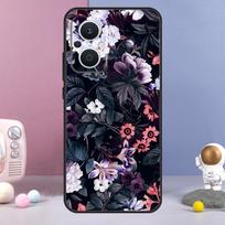 Midnight Floral Funda For OPPO Reno 14 F 11F 12F 13F 10 11 12 13 Pro 7 8 Lite OPPO Find X8 X6 X5 X9 Pro Case OPPO Find X5 gray