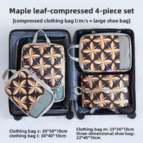 Travel Compression Packing Cubes 4Pcs Luggage Packing Bag Set Compressible & Expandable Storage Bag Essential Travel Accessories klevas