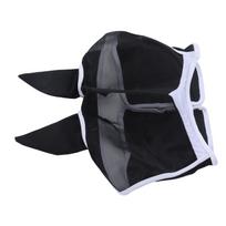 Horse Fly Mask Breathable Comfortable Soft Fine Mesh Design Horse Face Mask Horse Supplies with Ears black