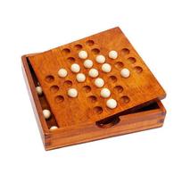 In Stock: Kids' Classic Wooden Educational Chess Hole Game orange