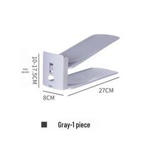 Adjustable Double-Layer Shoe Rack & Divider Organizer 27*8*10-17.5 pilka
