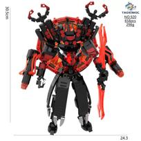New upgraded version Skibidi toilet toilet man vs Titan clock man giant double sword titan sound man black
