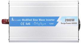 Extralink OPIM-2000W | Įtampos keitiklis | automobilinis 12 V, 2000 W modifikuotas sinusas