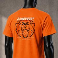 Zandvoort 2026 Grand Prix Formula Racing Circuit Track Map T-Shirt Motorsport the charming paddock Gift for racer F1 Track Fans Shirt L gray