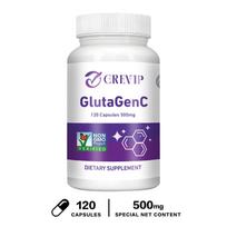 Grevip - 500mg glutathione, marine collagen, and vitamin C - antioxidants for healthy skin. 120*1