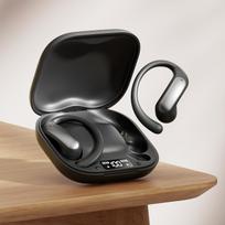Xiaomi Open-Ear Bluetooth 5.4 Headphones, LED Display Audífonos with Strong Bass, Lightweight Earphones for Sports & Gaming juoda