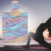 Deluxe Pilates Reformer Mat Kit for Home Exercise Colorful white