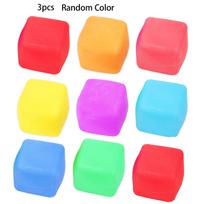 random colorStress Cube Square Flour Ball Stress Relief TPR Slow Rebound Pinching Music Release Stress Relief purple