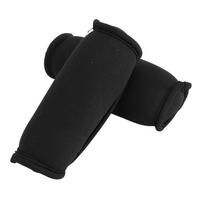1 Pair Hand Weights Set Easy To Grip Women Men Soft Dumbbells with Hand Strap for Workout Running Jogging 2 pounds black