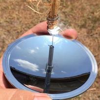 1 Pcs Camping Survival Solar Lighter Waterproof & Windproof Fire Starter EDC Outdoor Emergency Tool Gear Sport white