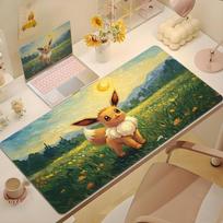 Cute Psyduck Gaming Mouse Pad PC Ppikachu Gamer Cabiner Keyboard Rug PpokemonS Desktop Mouse Mat Carpet Starry Night Mousepad 30x80x0.2cm