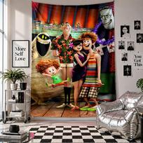 Sieninė gobelenas Hotel Transylvania Menas Kabantis audinys Dekoratyvinis fonas Kambario dekoravimui 100cmx150cm