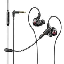E-Sports Gaming Headphones with 2 Mics Type C&3.5mm In-ear Earphones Surround Sound Headsets with HD Mic Handsfree for Samsung