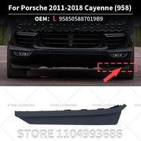 2011-2018 m. Porsche Cayenne (958) Priekinis spoileris Juodas Kairysis ir Dešinysis OEM 958505887019B9 958505888019B9 95850588701 95850588801 L-958505887019B9
