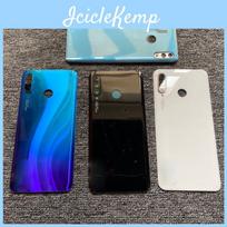 Back For Lite Huawei P30 Nova 4e Battery Rear Glass Door Housing With Camera Lens 24mp with lens 24MP Blue blue