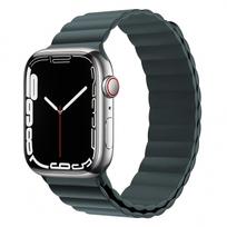 Magnetic loop strap For Apple watch ultra 3 band 44mm 40mm 45mm 41mm 42 49mm 46mm Silicone Bracelet iWatch series se 7 8 9 2 10 38 40 41mm S10-42mm