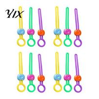 Silicone Fixing Straps for Water Saving Food Sealing Straps, Flexible Reusable Storage Cable Ties Multifunctional Pets with Safety Lock, Multi-purpose 12pcs purple