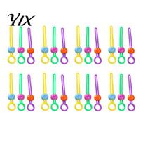 Silicone Fixing Straps for Water Saving Food Sealing Straps, Flexible Reusable Storage Cable Ties Multifunctional Pets with Safety Lock, Multi-purpose 24PCS