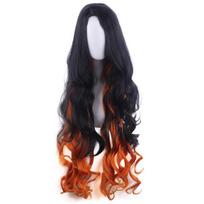 Anime Nezuko Cosplay Kostiumas Kimono Kimetsu No Yaiba Kamado Nezuko Kostiumas Perukas Moterims Merginoms Kimono Uniforminiai Drabužiai 150 black
