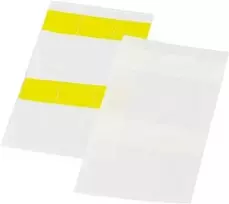 MARKO Etiketės baltos 25x75 mm rašymo laukas 25x19 mm kabeliams ir laidams