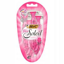 Bic Miss Soleil Women' Razors, 3 Blades, 4 Pcs S
