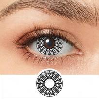 Vampire Eye Cosplay kontaktiniai lęšiai White Mesh Akių kontaktai vakarėliui Red Green Crack Halloween Kontaktiniai lęšiai Crazy Lens Y13 brown