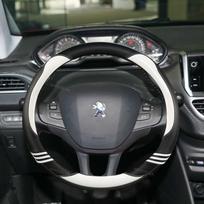 Automobilio vairo apdangalas Anglies Pluoštas + Oda Peugeot 208 2012~2018 Peugeot 308 2014~ 2008 2013~2018 Auto
