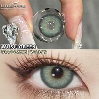 Eyeshare 2vnt Naujos mados spalvos kontaktiniai lęšiai Mėlyni akiniai lęšiai rudi Natural Beauty lęšiai žali mados lęšiai gray