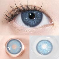 Eyeshare Violetinės spalvos kontaktiniai lęšiai akims rudi pilki akių spalvos lęšiai Gražus vyzdžio akių makiažas spalvingas rožinis lęšis 2 vnt. gray