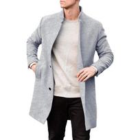 Men's Jacket Autumn and Winter Thick Woolen Men's Coat XL