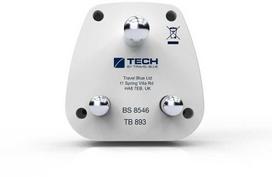 Blue Mėlyna TRAVEL Mėlynas PRZEJŚCIÓWKA ADAPTER SHUCKO -> RPA