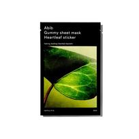 [Abib] Gummy Sheet Mask Heartleaf Sticker 27ml*10EA beige