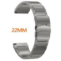 22 mm titano dirželis, skirtas Amazfit Balance GTR 4/3/2, prabangus verslo apyrankės juostelė, skirtas Huawei Watch GT5 Pro GT4 46mm 4Pro Ultimate For Huawei Watch4pro gray